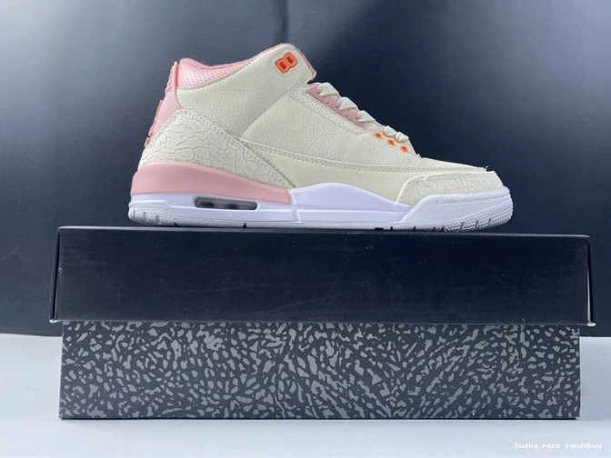 Rep Husky Jordan CK9246-116 Pink (W) Air Retro Sail 3 Rust 0717